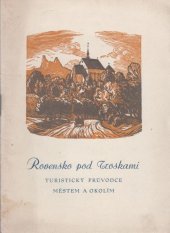 kniha Rovensko pod Troskami turistický průvodce městem a okolím, Odbor Klubu českých turistů 1948