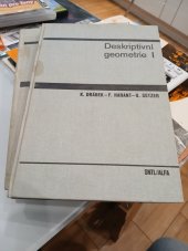 kniha Deskriptivní geometrie 1. [díl] učeb. pro vys. školy., SNTL 1978