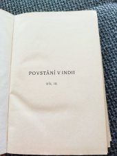 kniha Povstání v Indii. Díl 3, - Žeň hříchů, Alois Hynek 1910