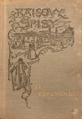 kniha Ze vzpomínek. [Díl] 2, Česká grafická Unie 1927