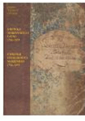 kniha Kronika Mariánských Lázní 1786-1855 = Chronik des Kurortes Marienbad 1786-1855, Městské muzeum Mariánské Lázně 2008