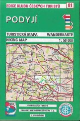 kniha Podyjí podrobná turistická mapa na podkladě vojenské topografické mapy : 1:50000, Klub českých turistů 1991