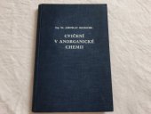 kniha Cvičení v anorganické chemii, Česká chemická společnost 1940