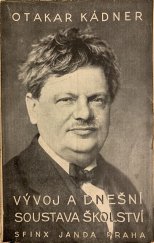 kniha Vývoj a dnešní soustava školství, Sfinx, Bohumil Janda 1929