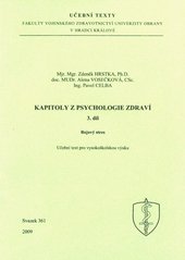 kniha Kapitoly z psychologie zdraví učební text pro vysokoškolskou výuku, Univerzita obrany 2007