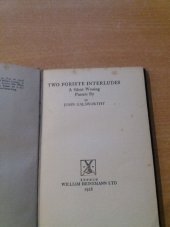 kniha Two Forsyte Interludes, William Heinemann Ltd 1928