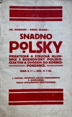 kniha Snadno polsky Prakt. a struč. mluvnice jazyka polského s rozhovory polsko-českými a úvodem do korespondence, Svátek 1915