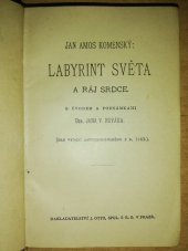 kniha Labyrint světa a ráj srdce, J. Otto 1928