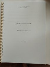 kniha Tyflopedie pro výchovné pracovníky, Univerzita Palackého 2006