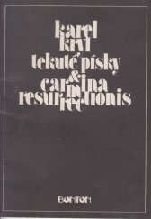 kniha Tekuté písky a Carmina resurrectionis, Bonton 1990