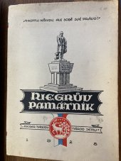 kniha Riegrův památník, Volné sdružení přátel dr. Fr. Lad. Riegra 1928