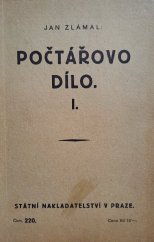 kniha Počtářovo dílo. 1., (Pro první třídu měšťanských škol), Státní nakladatelství 1933