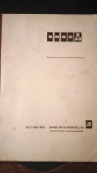 kniha Programmierungsanleitung, Zuse KG . Bad Hersfeld - Elektronische Rechenanlagen  1964