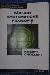 kniha Základy systematické filosofie, Masarykova univerzita Ekonomicko-správní fakulta 2006