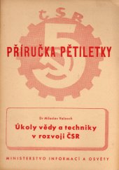 kniha Úkoly vědy a techniky v rozvoji ČSR, Svět v obrazech 1948