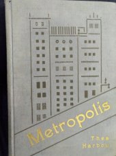 kniha Metropolis Román, Antonín Svěcený 1927
