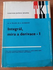 kniha Integrál, míra a derivace I, SNTL 1968