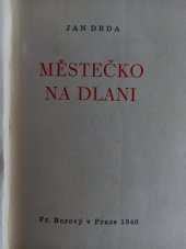 kniha Městečko na dlani [román], Fr. Borový 1940