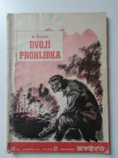 kniha Dvojí prohlídka [Špionážní román], Rudé právo, vydav. čas. 1951