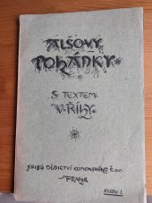 kniha Alšovy pohádky s textem V. Říhy, Dědictví Komenského 1920