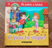 kniha Čí jsou to stopy? Na polích a na lukách, De Agostini 2012