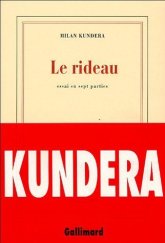 kniha Le rideau essai en sept parties, Gallimard 2005