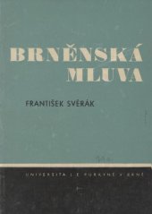 kniha Brněnská mluva, Univerzita Jana Evangelisty Purkyně 1971