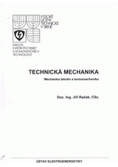 kniha Technická mechanika mechanika tekutin a termomechanika, Ústav elektroenergetiky 2011