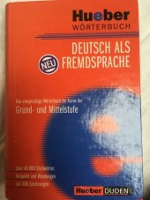 kniha Wörterbuch Deutsch als Fremdsprache, Dudenverlag 2007