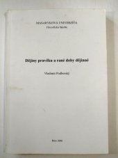 kniha Dějiny pravěku a rané doby dějinné, Masarykova univerzita 2006