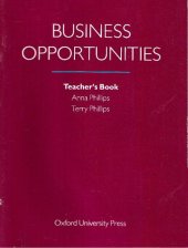 kniha Business Opportunities Teacher's Book, Oxford University Press 1997