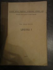 kniha Logika. 1. [díl], Vysoká škola polit. ÚV KSČ 1971