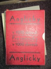 kniha Anglicky v 1000 slovech, Alois Neubert 1927