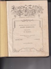 kniha Švanda dudák,humoristický týdenník nepolitický ročník XXII.s 345 illustracemi, F. Topič 1903