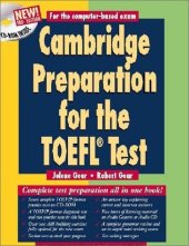 kniha Cambridge preparation for the TOEFL test Complete test preparation all in one book!, Cambridge University Press 2002