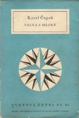 kniha Válka s mloky, Státní nakladatelství krásné literatury, hudby a umění 1955