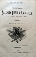 kniha Tajemný hrad v Karpatech román, Jos. R. Vilímek 1893