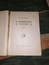 kniha V paprscích touhy povídky, F. Topič 1907