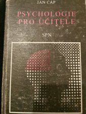 kniha Psychologie pro učitele, SPN 1980