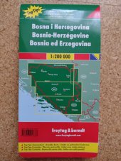 kniha Bosna a Hercegovina  Mapa, Freytag & Berndt 2018