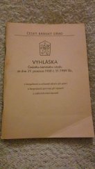 kniha VYHLÁŠKA Českého báňského úřadu ze dne 29. prosince 1988 č. 51/1989 Sb., O bezpečnosti a ochraně zdraví při práci a bezpečnosti provozu při úpravě a zušlechťování nerostů, Český báňský úřad 1989