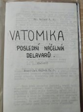 kniha Vatomika, poslední náčelník Delavarů, Studentské misijní sdružení 1934