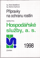 kniha Přípravky na ochranu rostlin, Hospodářské služby 1998