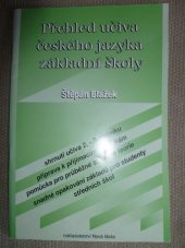 kniha Přehled učiva českého jazyka, Nová škola 1991