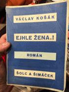 kniha Ejhle žena ...! román, Šolc a Šimáček 1927