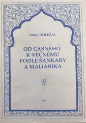 kniha Od časného k věčnému podle Šankary a Maliarika Spisy Kňaza Jána Maliarika, Veľké Leváre Bratislava 1991