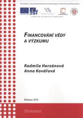 kniha Financování vědy a výzkumu, Moravská vysoká škola Olomouc 2010