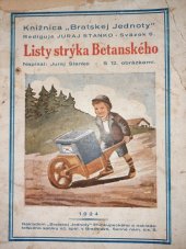 kniha Listy strýka Betanského, Bratská Jednota 1924