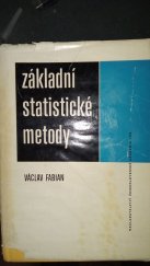 kniha Základní statistické metody, Československá akademie věd 1963