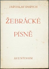 kniha Žebrácké písně, Aventinum 1925